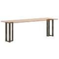 vidaXL Nohy ku konzolovému stolu v tvare T, 2 ks, čierne, 25x28x(72-73) cm, oceľ