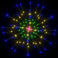 vidaXL Vonkajšia vianočná prskavka, farebná 20 cm, 140 LED
