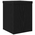 vidaXL Stojan na rastliny 2 ks Čierny dub 15 x 15 x 20 cm