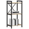 vidaXL Regál na knihy 40 x 30 x 85 cm Kompozitné drevo Sonoma dub