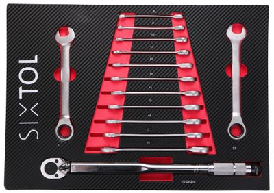 Modul s nářadím do dílenského vozíku MECHANIC TOOL TRAY 7, 14ks SIXTOL