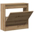 vidaXL Skriňa na topánky 60 x 21 x 57 cm Kompozitné drevo