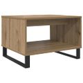 vidaXL Konferenčný stolík dub artisan 60 x 50 x 40 cm Kompozitné drevo