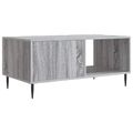 vidaXL Konferenčný stolík Sivá sonoma 90 x 50 x 40 cm Kompozitné drevo