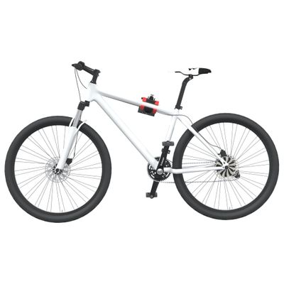 VidaXL Stojan na opravu bicyklov nástenný skladací červená+čierna oceľ