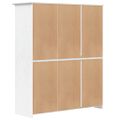 vidaXL Šatník BODO biely 146x53,5x173 cm masívna borovica