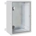 vidaXL Ovládacia skriňa Sivá 42 x 19,5 x 50 cm ABS plast