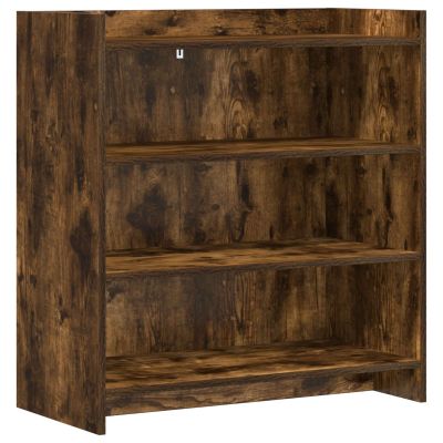 vidaXL Servírovacia skriňa Dymový dub 75 x 36 x 80 cm Kompozitné drevo