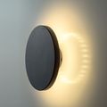 Modee LED čierna okrúhla nástenná lampa 12W 1345lm neutrálna biela (ML-LWL0015)