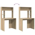 vidaXL Stôl Sonoma dub 91 x 50 x 149 cm Kompozitné drevo