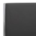 vidaXL Posteľný rám so zásuvkami antracitový 100x200 cm umelá koža