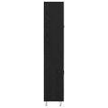 vidaXL Highboard 2 ks Čierny dub 69,5 x 34 x 180 cm Kompozitné drevo
