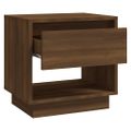 vidaXL Nočné stolíky 2 ks hnedý dub 45x34x44 cm drevotrieska