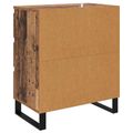 vidaXL Servírovacia skriňa Staré drevo 60 x 35 x 70 cm
