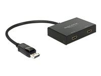 Rozdeľovač video / audio - 1 x DisplayPort + 2 x HDMI - desktop