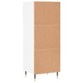 vidaXL Botník biely 40x36x105 cm spracované drevo