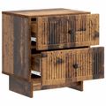 vidaXL Nočný stolík 2 ks Staré drevo 43 x 34,5 x 47,5 cm