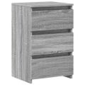 vidaXL Nočné stolíky 2ks sivý dub sonoma 40x35x62,5cm spracované drevo