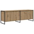 vidaXL TV skrinka 140 x 36 x 49.5 cm Remeselnícky dub Kompozitné drevo
