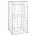 vidaXL Gabiónové koše/stĺpy 2 ks 50x50x100 cm železo