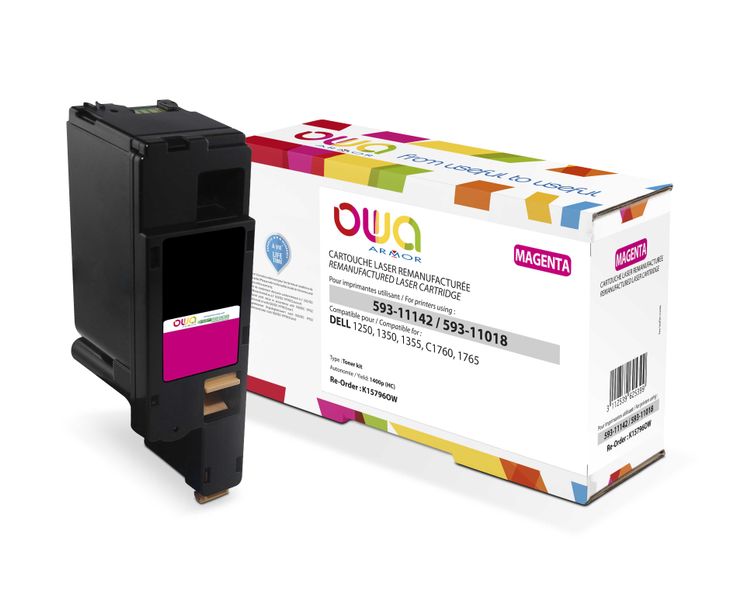 OWA Armor toner kompatibilný s Dell 593-11142, 1400st, červená/magenta