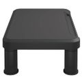 vidaXL Rohový stojan na monitor čierny 38x24x10,5 cm