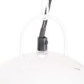vidaXL Industriálna závesná lampa 25 W biela 42 cm okrúhla E27