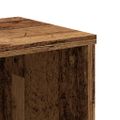 vidaXL Knižnica staré drevo 50x25x105 cm kompozitné drevo