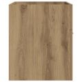 vidaXL Skrinka do kúpeľne dub artisan 90x38,5x46 cm kompozitné drevo