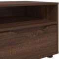 vidaXL TV skrinka 100 x 48 x 43 cm Hnedý dub Kompozitné drevo