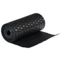 vidaXL Balkónové zásteny 10 ks čierne 255x19 cm polyratan