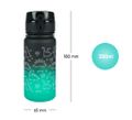 Tritanová fľaša pre deti Gradient Dino 350 ml