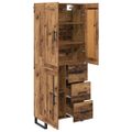 vidaXL Highboard 2 ks Staré drevo 69,5 x 34 x 180 cm