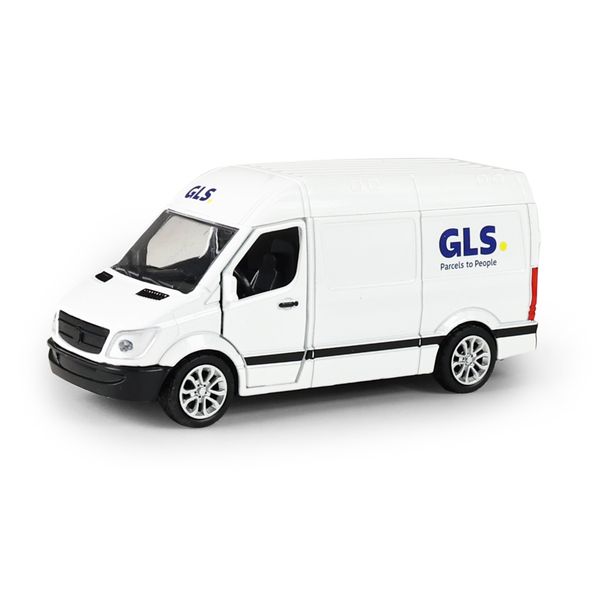 Kovové auto GLS s otváracími dverami 12 cm