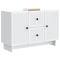 vidaXL Servírovacia skriňa Biela 89 x 34,5 x 60 cm Kompozitné drevo