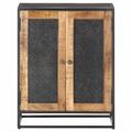 vidaXL Komoda 60x35x75 cm surové mangovníkové drevo