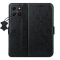 Kožené puzdro Smart Luxe pre Motorola Moto G15 / G15 Power / G17 / G17 Power čierna