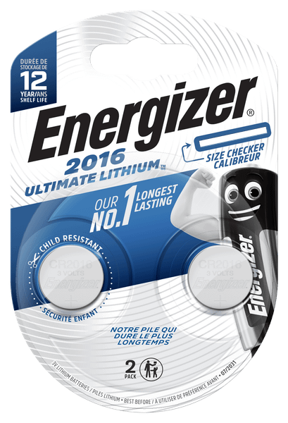 Energizer Ultimate Lithium CR2016 gombíkové batérie 2ks E301319500