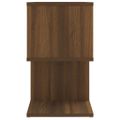 vidaXL Nočný stolík hnedý dub 50x30x51,5 cm spracované drevo