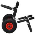 vidaXL SUP vozík pre 2 surfovacie dosky skladací 90 kg hliník
