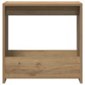 VidaXL Príručný stolík Dub Artisan 50x26x50 cm Konštruktérske drevo