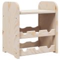 vidaXL Stojan na víno s hornou doskou 33x25x37 cm borovicový masív