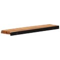 vidaXL Nástenné police 2 ks 60x20x3,5 cm, akáciový masív