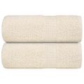 vidaXL Utierky na umývanie FROGN 2 ks krémové 30x30 cm 360 g/m²