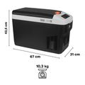 Chladiaci box TEESA TSA5007 25L DC12/24V AC 230V -22°C
