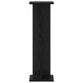 vidaXL Stojan na rastliny Čierny dub 25 x 25,5 x 80,5 cm