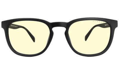 GUNNAR kancelárske/herné brýle OAKLAND ONYX * žlté sklá * BLF 65 * GUNNAR focus Brýle, kancelárske, čierne obrúčky, žlté sklá, +0,2 dioptria