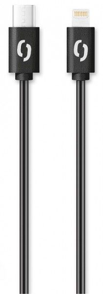 ALIGATOR Dátový kábel POWER 3A, USB-C/lightning čierny
