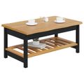 VidaXL Konferenčný stolík EKAI Čierna 100 x 60 x 45,5 cm