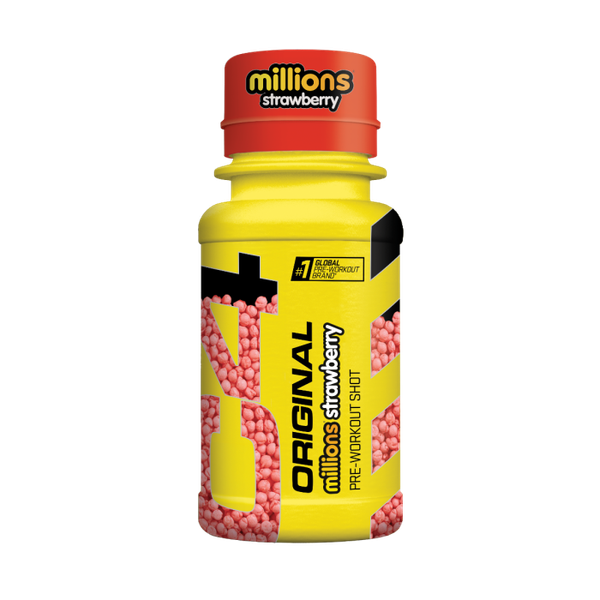 C4 Original PWO Shot - Cellucor, millions strawberry